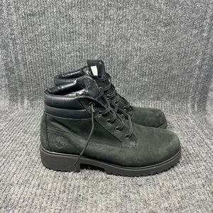 Timberland 6-Inch Premium Suede‎ Boots Black Womens Size 7.5 M